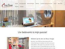 Tablet Screenshot of beauvisage.nl